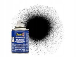 FARBA REVELL SPRAY 34302 CZARNY PÓŁMAT