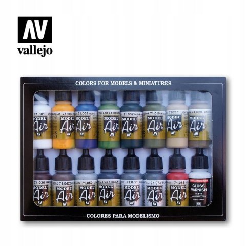 ZESTAW 16 FARB VALLEJO MODEL AIR - BUILDING SET