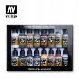 ZESTAW 16 FARB VALLEJO MODEL AIR - WEATHERING SET