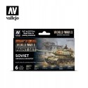 ZESTAW 6 FARB VALLEJO MC WW II SOVIET ARMOUR 70202