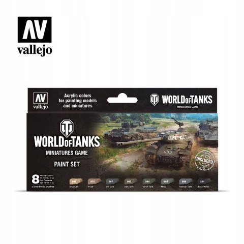 ZESTAW 8 FARB VALLEJO MC World of Tank 70245