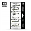 ZESTAW 8 FARB VALLEJO MODEL AIR FLEET ARM 71147