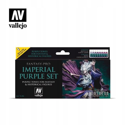 ZESTAW 8 FARB VALLEJO NOCTURNA IMPERIAL PURP 74104