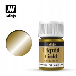 FARBA VALLEJO LIQUID GOLD 35 ML 70795 GREEN GOLD