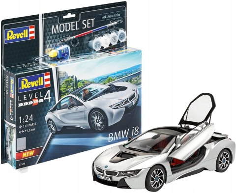 MODEL DO SKLEJANIA REVELL ZESTAW BMW I8 67670 1:24