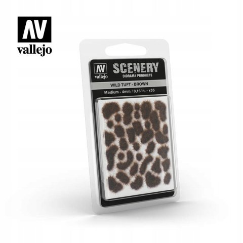 ROŚLINY VALLEJO WILD TUFT - BROWN 4mm