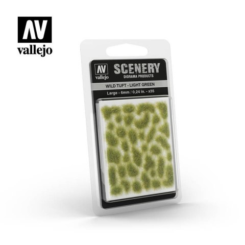 ROŚLINY VALLEJO WILD TUFT - LIGHT GREEN 6 mm 417