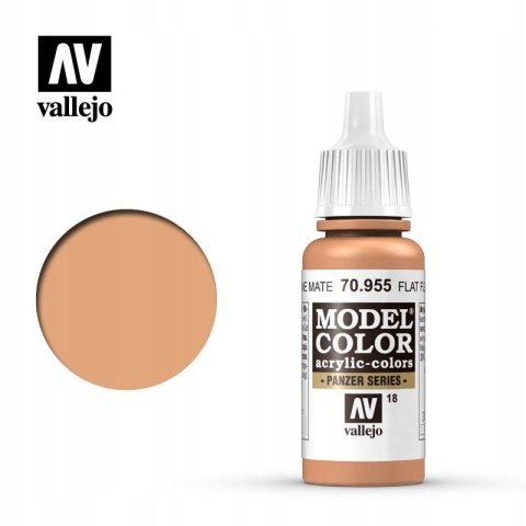 VALLEJO FARBA MODEL COLOR 018 FLAT FLESH 70955