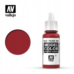 VALLEJO FARBA MODEL COLOR 033 RED CZERWONY 70926