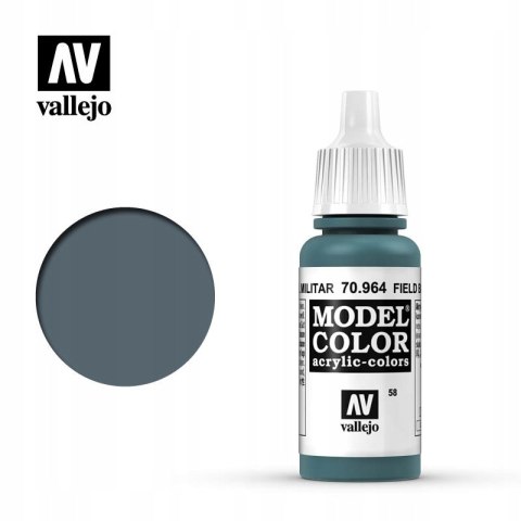 VALLEJO FARBA MODEL COLOR 058 FIELD BLUE 70964