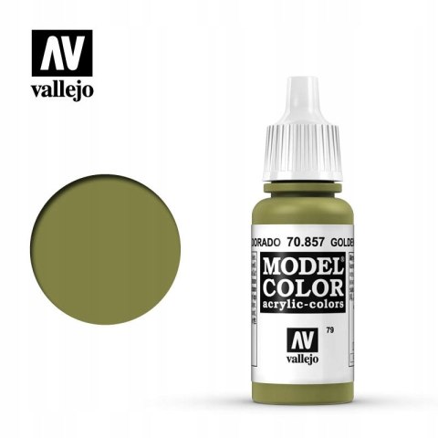 VALLEJO FARBA MODEL COLOR 079 GOLDEN OLIVE 70857