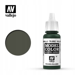 VALLEJO FARBA MODEL COLOR 087 YELLOW OLIVE 70892