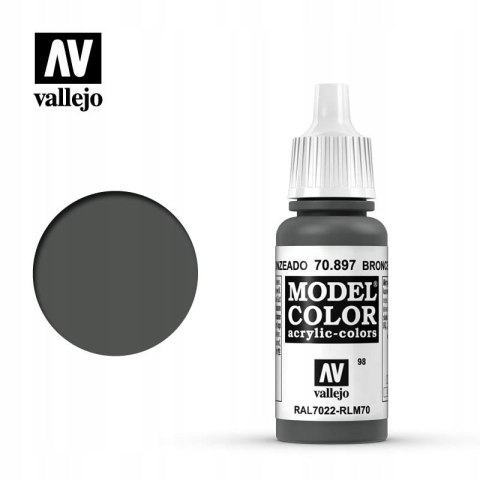 VALLEJO FARBA MODEL COLOR 098 BRONZE GREEN 70897