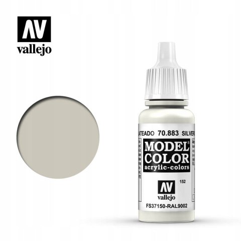 VALLEJO FARBA MODEL COLOR 152 SILVERGREY 70883