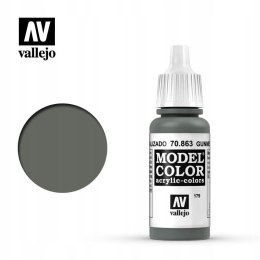 VALLEJO FARBA MODEL COLOR 179 GUNMETAL GREY 70863