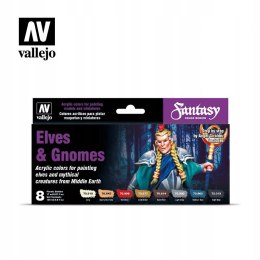 ZESTAW 8 FARB VALLEJO MC ELVES GNOMES 70242