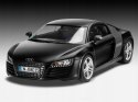 MODEL DO SKLEJANIA AUDI R8 BLACK 1:24