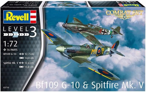 Model do sklejania ZESTAW BF109G & SPITFIRE V