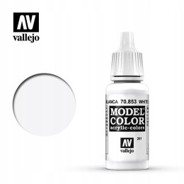 VALLEJO FARBA MODEL COLOR 201 WHITE GLAZE 70853