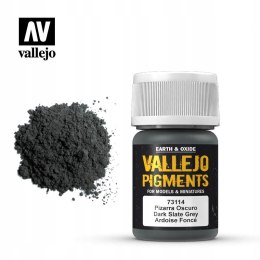 VALLEJO PIGMENT 35 ML DARK SLATE GREY 73114