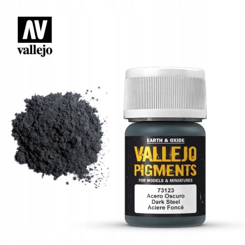 VALLEJO PIGMENT 35 ML DARK STEEL 73123