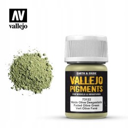 VALLEJO PIGMENT 35 ML FADED OLIVE GREEN 73122