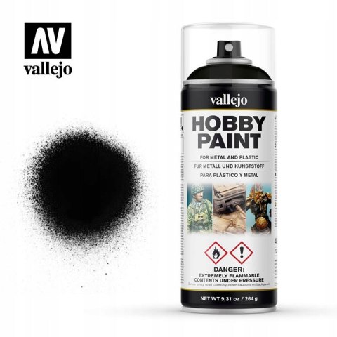 VALLEJO SPRAY 400 ML - BASIC BLACK PRIMER PODKŁAD