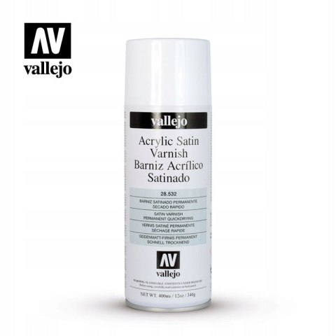 VALLEJO SPRAY 400 ML - SATIN VARNISH LAKIER