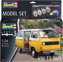 MODEL DO SKLEJANIA REVELL VW T3 BUS 1:25 ZESTAW FARBY KLEJ PĘDZEL