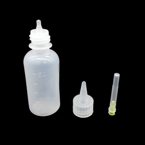 BUTELKA DOZUJĄCA POJEMNIK Z IGŁĄ 50ml IPA KLEJ