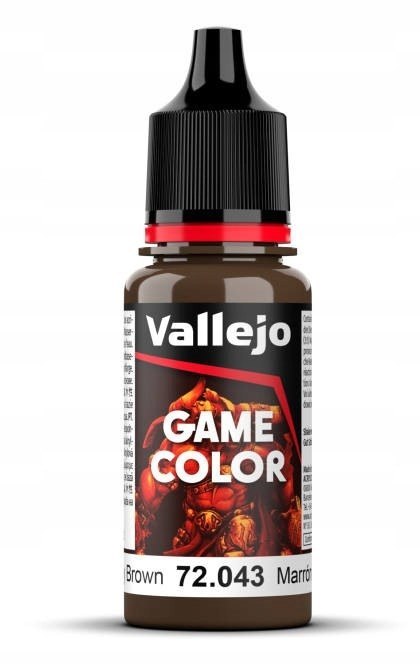 FARBA VALLEJO GAME COLOR 18 ML BEASTY BROWN 72043