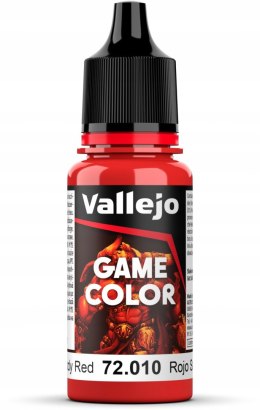 FARBA VALLEJO GAME COLOR 18 ML BLOODY RED 72010