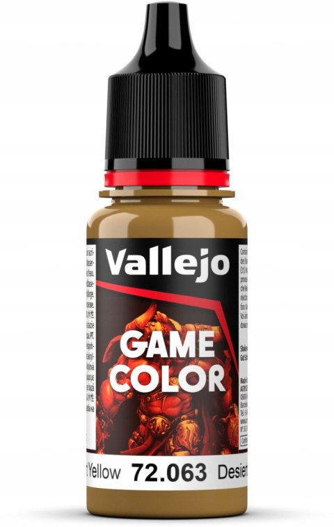 FARBA VALLEJO GAME COLOR 18 ML DESERT YELLOW 72063