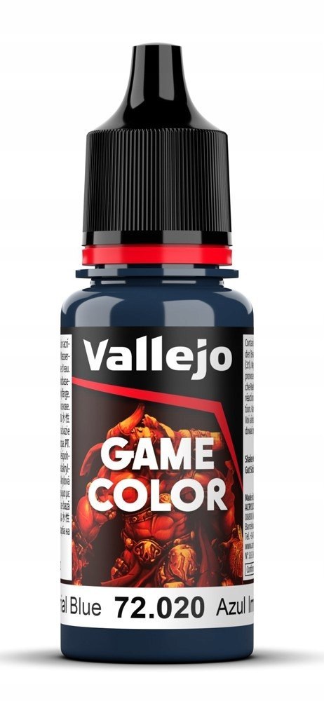 FARBA VALLEJO GAME COLOR 18 ML IMPERIAL BLUE 72020