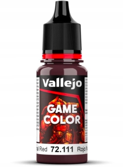 FARBA VALLEJO GAME COLOR 18 ML NOCTURNAL RED 72111