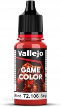 FARBA VALLEJO GAME COLOR 18 ML SCARLET BLOOD 72106