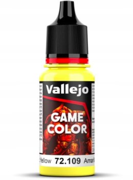 FARBA VALLEJO GAME COLOR 18 ML TOXIC YELLOW 72109