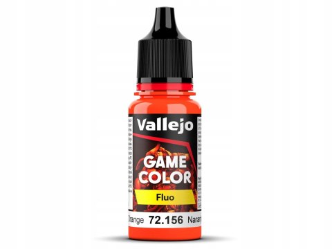 FARBA VALLEJO GAME COLOR FLUO 18 ML ORANGE 72156