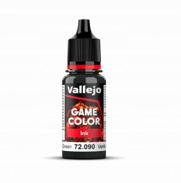 FARBA VALLEJO GAME COLOR INK 18 ML BLACK GREEN 72090