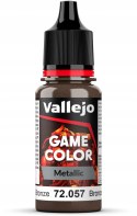 FARBA VALLEJO GAME COLOR METAL 18 ML BRIGHT BRONZE 72057