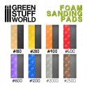 FOAM SANDING PADS - COARSE GRIT ASSORTMENT PIANKI SZLIFIERSKIE GSW 10977