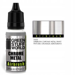 GREEN STUFF WORLD - Chrome Metal Paint 17 ML - Airbrush