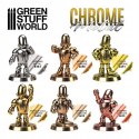 GREEN STUFF WORLD - Chrome Paint Gold 17 ML - EFEKT LUSTRA ZŁOTY