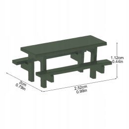 ŁAWKA ŁAWECZKA DO PARKU W SKALI 1:87 H0 1 SZT