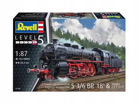 MODEL DO SKLEJANIA REVELL LOKOMOTYWA S3/6 BR18-TENDER 1:87 02168