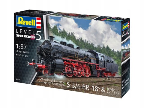 MODEL DO SKLEJANIA REVELL LOKOMOTYWA S3/6 BR18-TENDER 1:87 02168