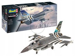MODEL DO SKLEJANIA REVELL SAMOLOT F-16 FALCON - 50TH ANNIVERSARY 1:32 03802