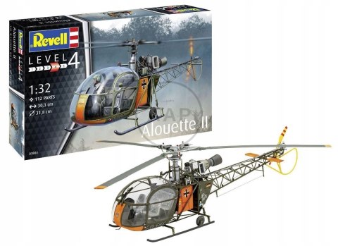 MODEL DO SKLEJANIA REVELL ŚMIGŁOWIEC ALOUETTE II 1:32 03804