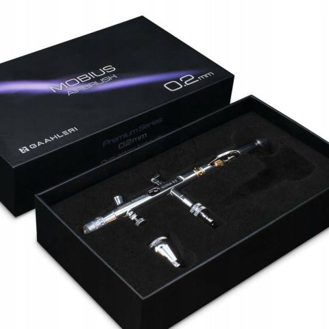 GREEN STUFF WORLD - AEROGRAF Premium Series GHPM-Mobius Airbrush 0.2mm 6378