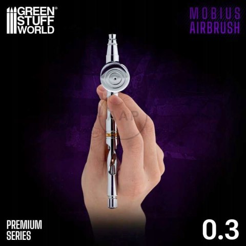 GREEN STUFF WORLD - AEROGRAF Premium Series GHPM-Mobius Airbrush 0.3mm 6377